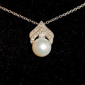 Sterling Silver Pearl Necklace